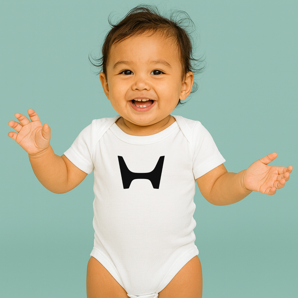 Honda Motorsport Car Baby Romper Onesie